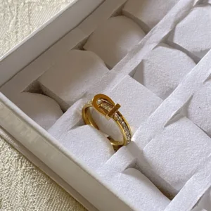 Golden Loop Ring
