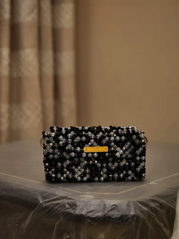 black crystal bag