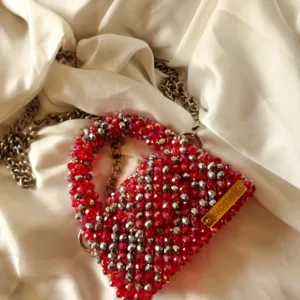 red crystal bag